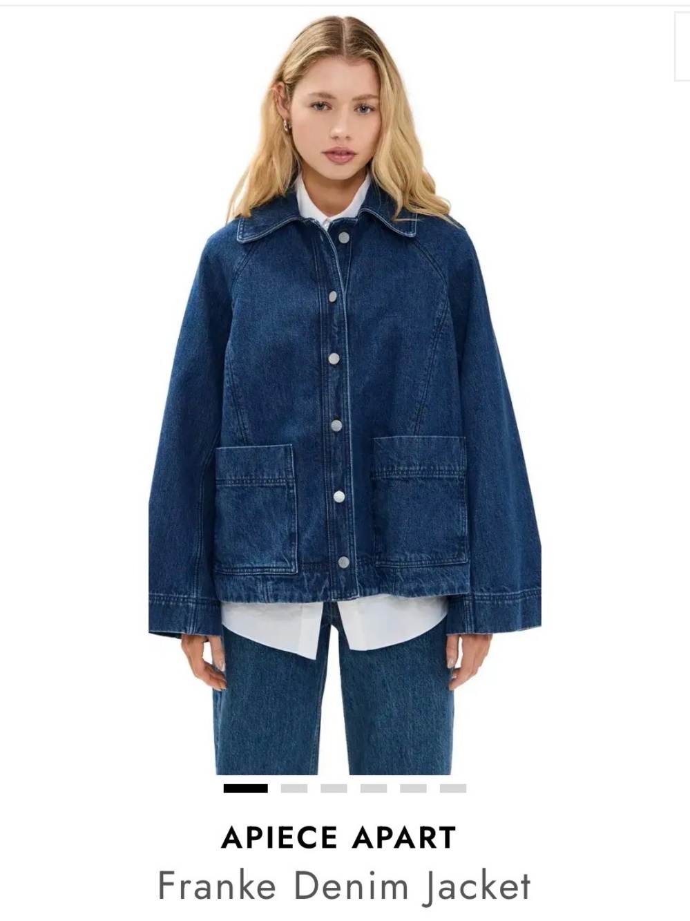 Apiece Apart Franke Denim Jacket